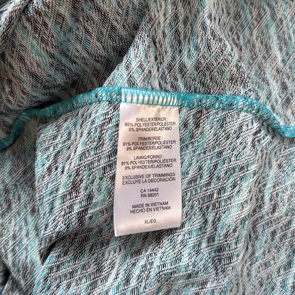 MPG Mondetta Performance Gear Travel Dress in
Teal Combo. Size XL. NWT - Picture 13 of 14